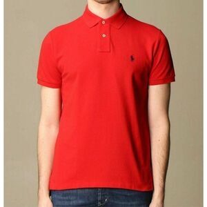 Polo Ralph Lauren Mens Classic Red Short Sleeve Polo Size XL